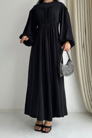 Kleid mit Ballonärmeln