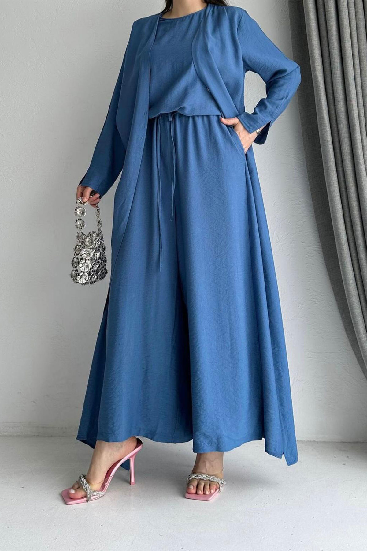 Jumpsuit mit Cardigan